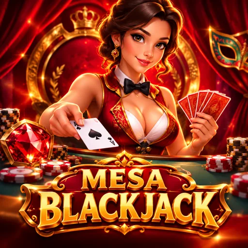 Mesa de blackjack VIP com dealer brasileiro em transmissão ao vivo